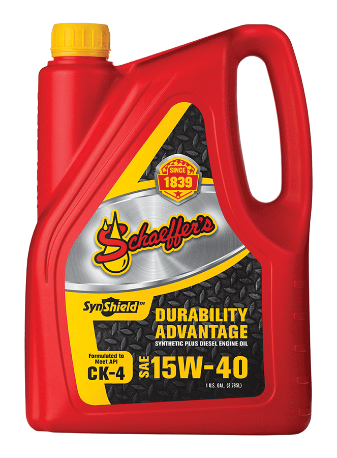 0700-006 SynShield™ Durability Advantage 15W-40 - Schaeffer Oil
